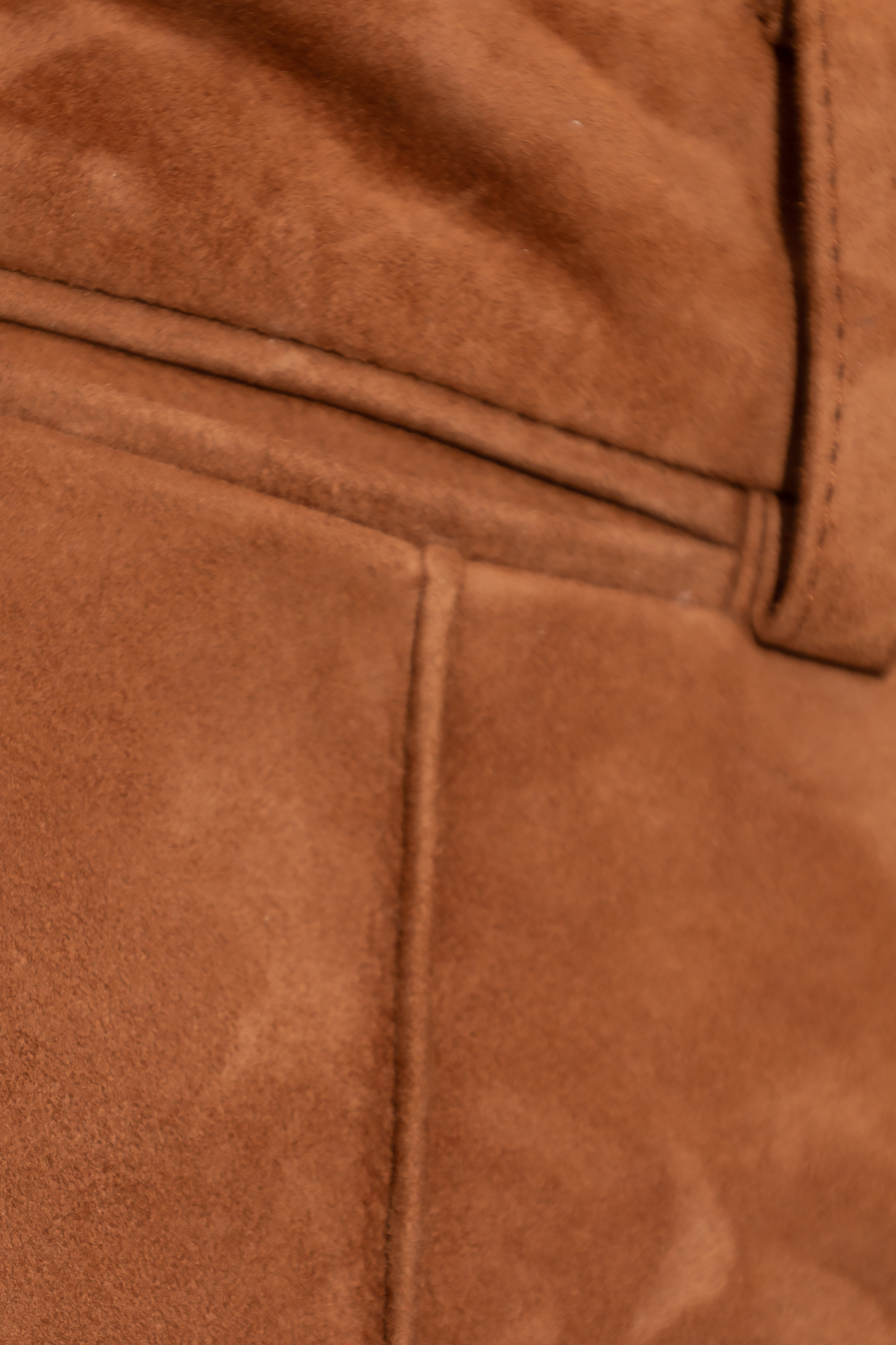 Tan suede trousers hotsell